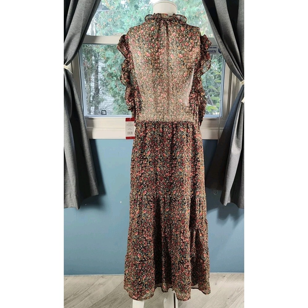 NWT BB Dakota Women's XL By Steve Madden Sleeveless Chiffon Midi Dress - Picture 7 of 15